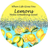 When Life Gives You Lemons Wreath Sign