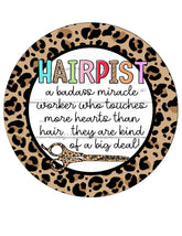 Hairapist Aluminum Wreath Sign